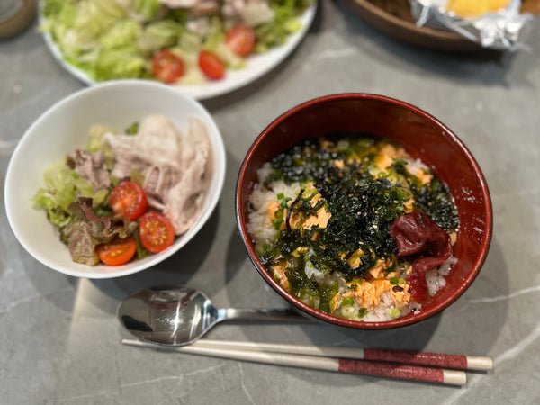 忙しい日もサッと完成。鮭と野菜のほっこりお茶漬け