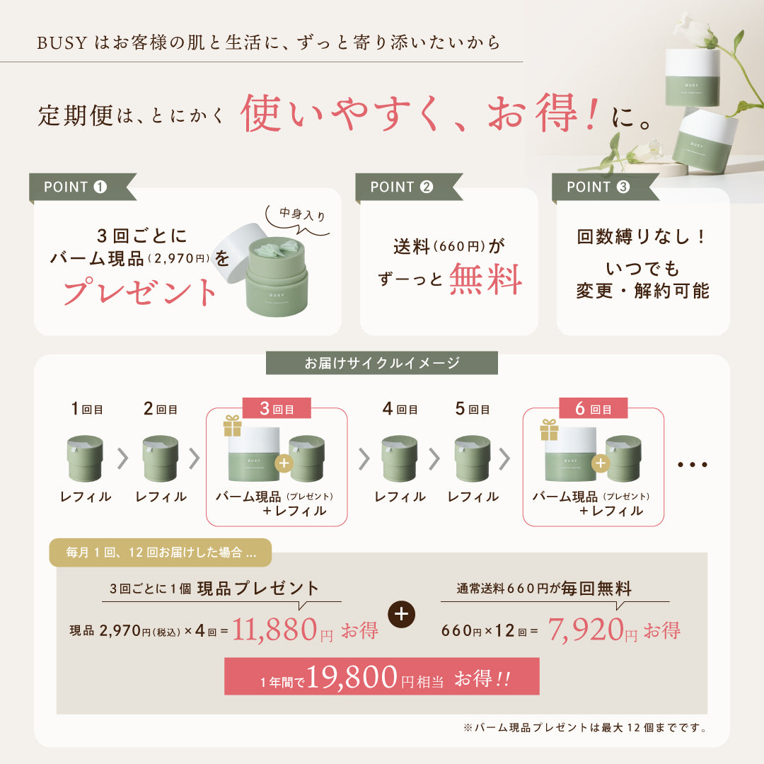 〈Subscription〉Scrape Cleansing Balm Refill
