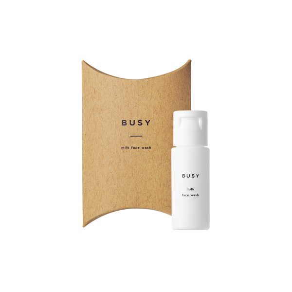 ミニボトル 〉ミルク フェイス ウォッシュ 10ml – BUSYオフィシャルストア